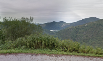 Vista del valle del Urumea desde la carretera de acceso a Arano.