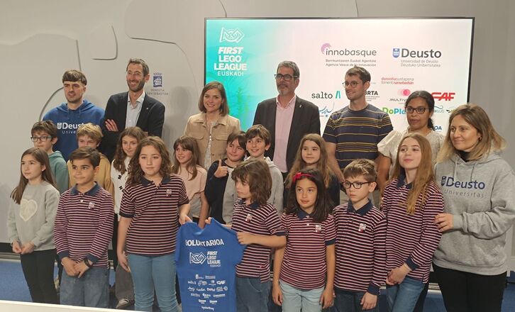 First Lego Leagueren 16. edizioaren aurkezpena, Donostian.