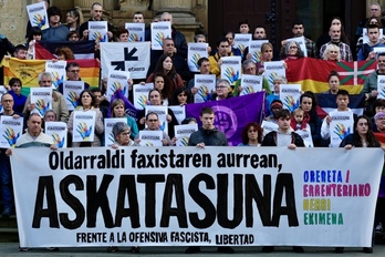 Herri erantzuna irudikatu dute Errenterian.