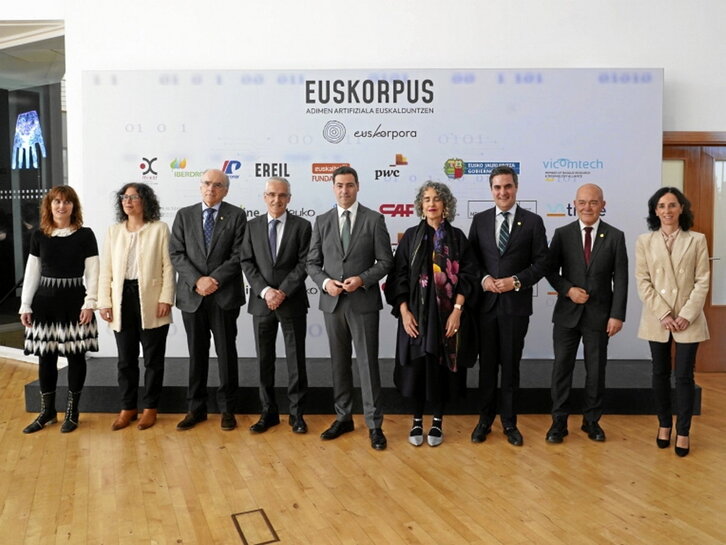 Atzoko aurkezpen ekitaldia.