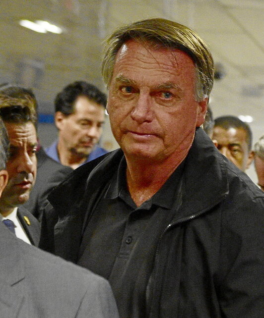 Jair Bolsonaro, el martes.