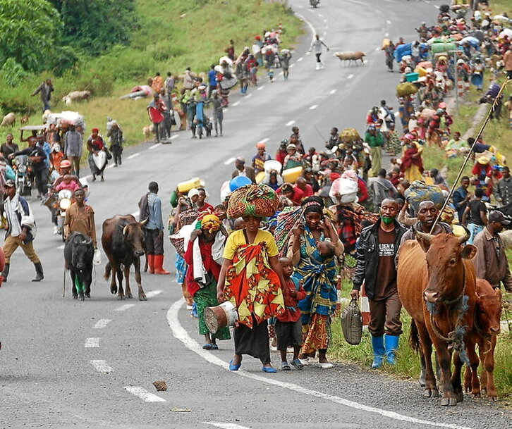 42.000 congoleños han huido a Burundi.