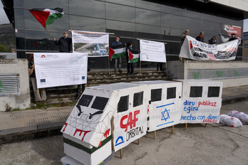 Iruñeko Orbital enpresan larunbat honetan BDZk egin duen agerraldia.