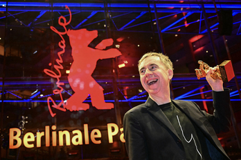 Haugerud, con el galardón.