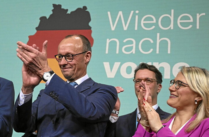 El líder de los conservadores, Friedrich Merz, sería el próximo canciller.