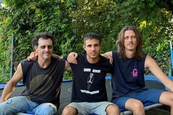 Mkarel, Hodei eta Hans dira Stoldak taldeko kideak.