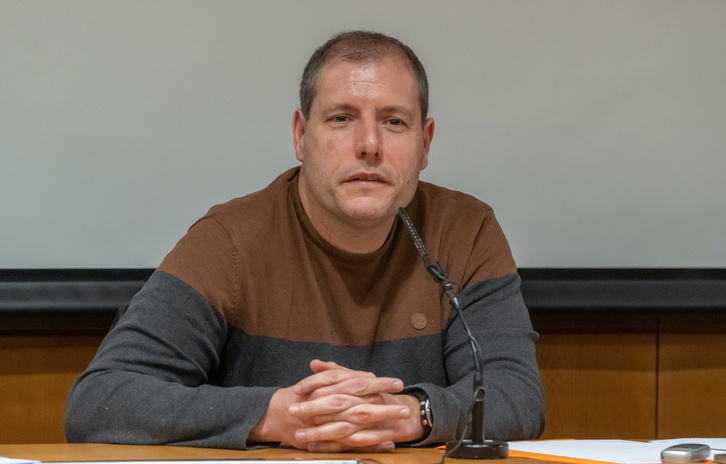 Felix Zubia, Donostian 2022ko abenduan egindako agerraldi batean.