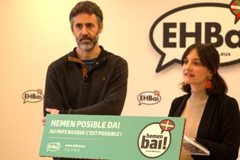 Mathilde Hary et Xabi Thicoipe ont présenté le programme des rencontres.