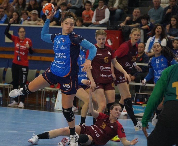 Shula Gavilan, igandean Gascan, EHF European Leagueko partidan.