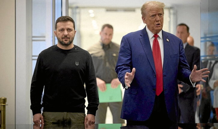 Volodimir Zelenski y Donald Trump, el pasado 27 de septiembre en Nueva York.