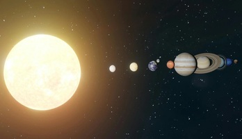 Algunos planetas podrán observarse a simple vista y otros con la ayuda de un telescopio.