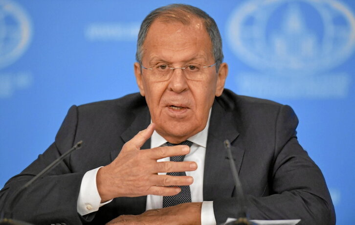 El ministro de Exteriores ruso, Sergei Lavrov.