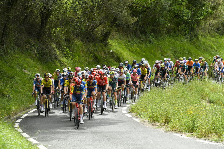 Iazko Itzuliko Eibar-Eibar etapan ateratako irudia.