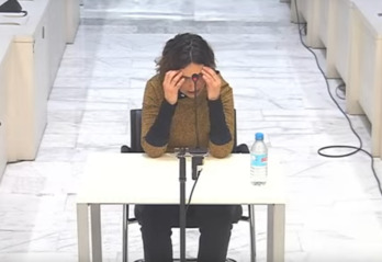 Sorzabal ha vuelto a revivir su sufrimiento en la Audiencia Nacional.