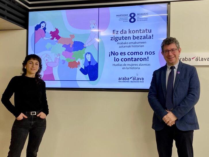 ‘Arabako Emakumeen Aztarnak Historian’ lana aurkeztu du Foru Aldundiak.