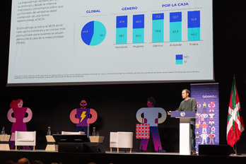 Stribor Kuric ikertzailea, Emakunderen jardunaldian Gasteizen.