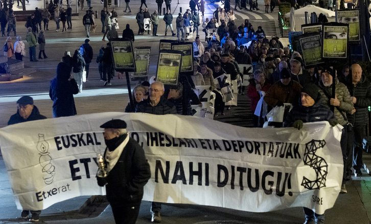 Gasteizen egindako mobilizazioa.
