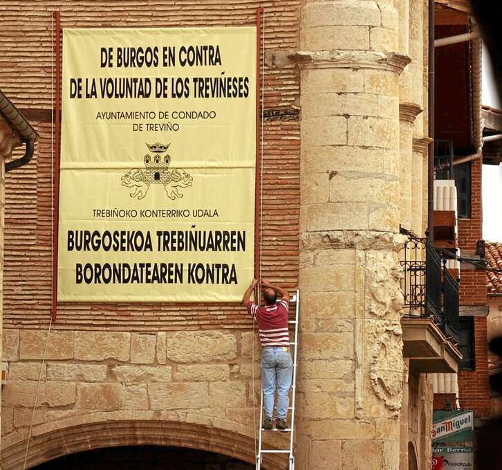 La demanda de integración de Trebiñu en Araba es constante desde hace mucho tiempo.