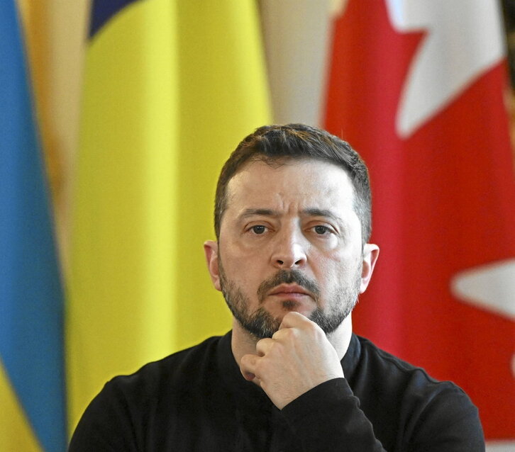 El presidente ucraniano, Volodimir Zelenski..