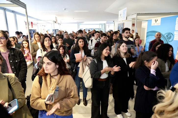 Bizkaia Aretoan izan da asteazken honetan EHUren Enplegu Foroa.