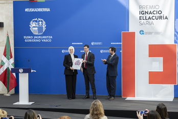 Oroba Al-Mousa Unrwa-Jordaniako Hezkuntza programaren arduradunak jaso du Ellacuria saria.