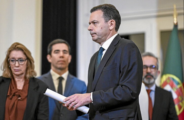 El primer ministro portugués, Luis Montenegro.