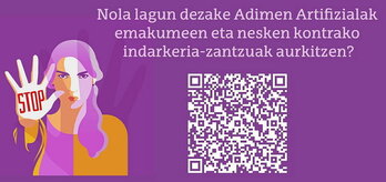 Irudiotan, Donostiako Informatika Fakultateko e-makumeak taldeak prestatutako txarteltxoak.