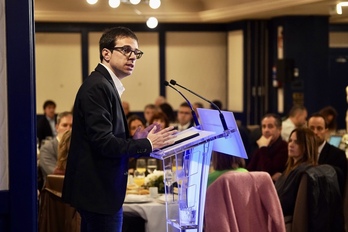 Pello Otxandiano ha recordado la intervención que hizo en Forum Europa.