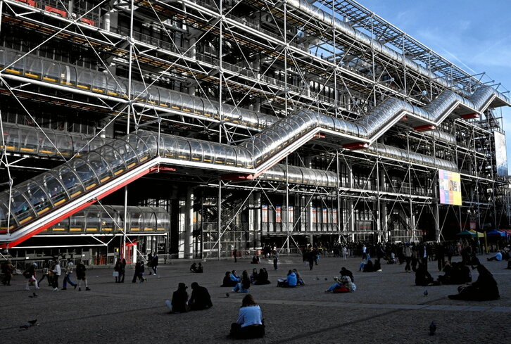 Imagen del Centro Pompidou, situado en el corazón de París.