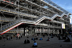 Imagen del Centro Pompidou, situado en el corazón de París.