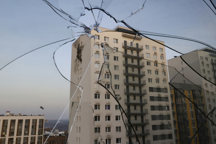 Efectos del ataque masivo de drones lanzado por Ucrania sobre la zona de Moscú.
