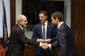 Pradales anunció que la CAV «reforzará su presencia en Estados Unidos con una delegación permanente en su capital, Washington».