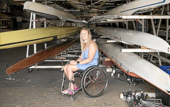Perle Bouge a participé aux quatre dernières olympiades. Elle s’entraîne à l’Aviron bayonnais et en Bretagne afin de préparer les prochains championnats du monde.