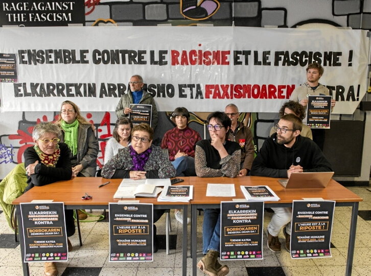 Arrazakeriaren aurka mobilizatzera deitu dute.