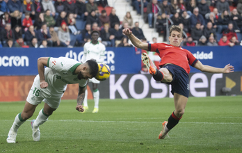 Pablo Ibáñez ha sido la gran novedad del once, que ha sustituido de inicio al tocado Aimar.
