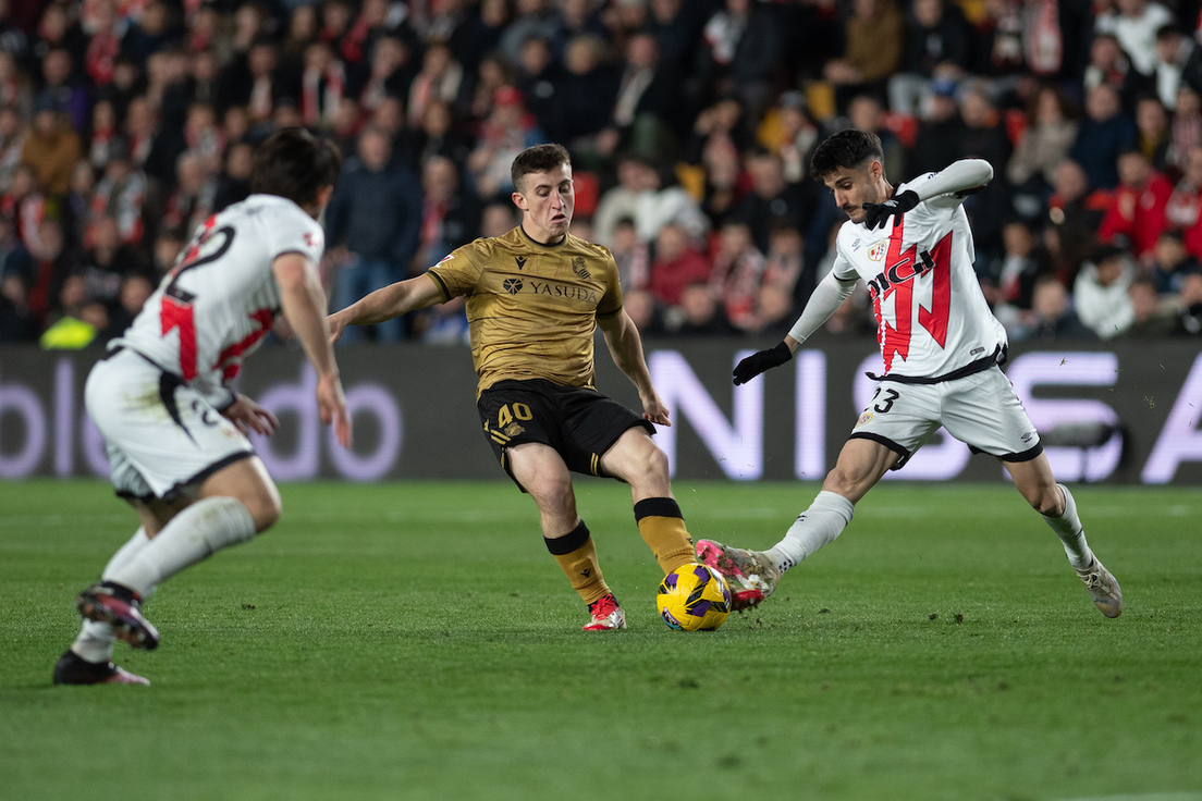 Arkaitz Mariezkurrena ha marcado su primer gol con la camiseta de la Real.