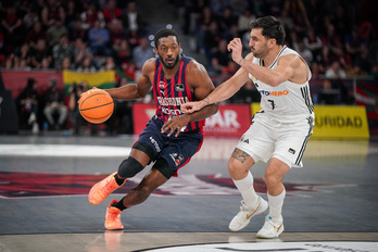 Baldwin y Campazzo, en un partido anterior.