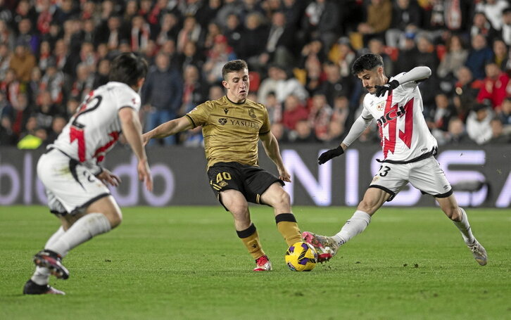 Arkaitz Mariezkurrena marcó su primer gol con la camiseta de la Real.