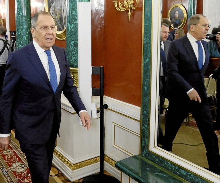 El ministro ruso de Exteriores, Serguéi Lavrov.