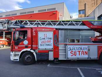 Los bomberos de Donostia denuncian la escasez de personal.