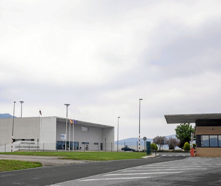 Zaballako kartzela, artxiboko irudi batean.