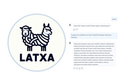 Latxa euskarazko hizkuntza-eredua txatbot bihurtzeko bidean, ‘ebaluatoia’ erronka bota du EHUk.