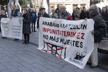 Asteazken honetan Gasteizen egindako elkarretaratzea.