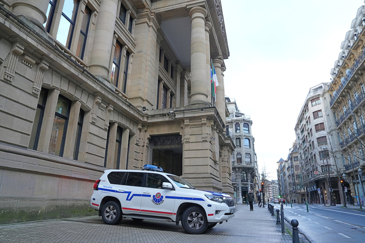 El militar ha sido juzgado en la Audiencia de Gipuzkoa.