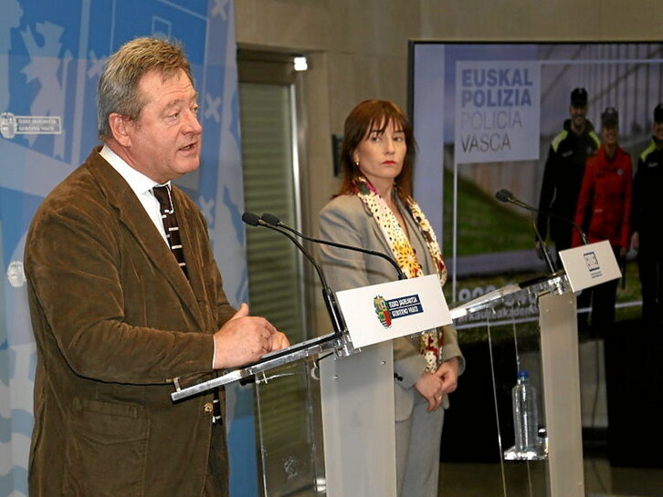 Bingen Zupiria y Esther Apraiz.