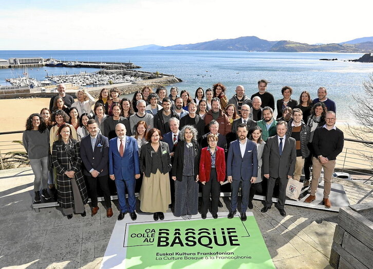 Egitasmoan parte hartzen ari diren erakundeetako ordezkariak.