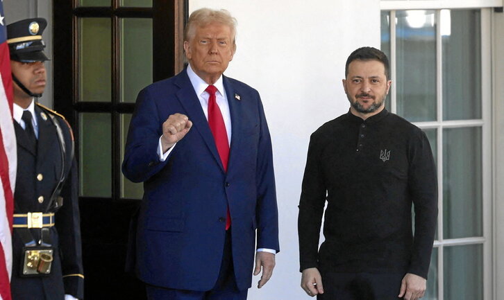Donald Trump recibió en la Casa Blanca a Volodimir Zelenski el pasado 28 de febrero.