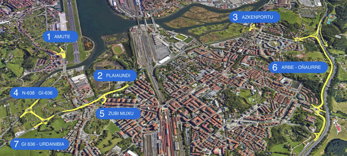 El plan contempla intervenciones en diferentes puntos de Irun y Hondarribia.