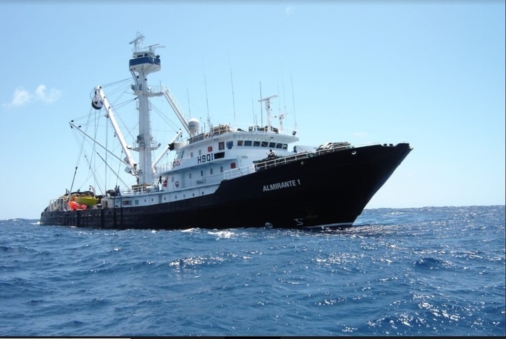 Imagen de archivo de un atunero.