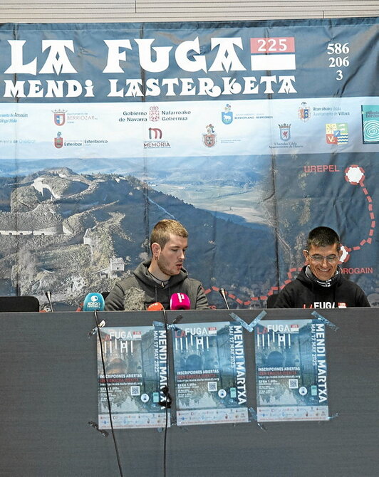 Presentación de la prueba La Fuga Mendi Martxa.